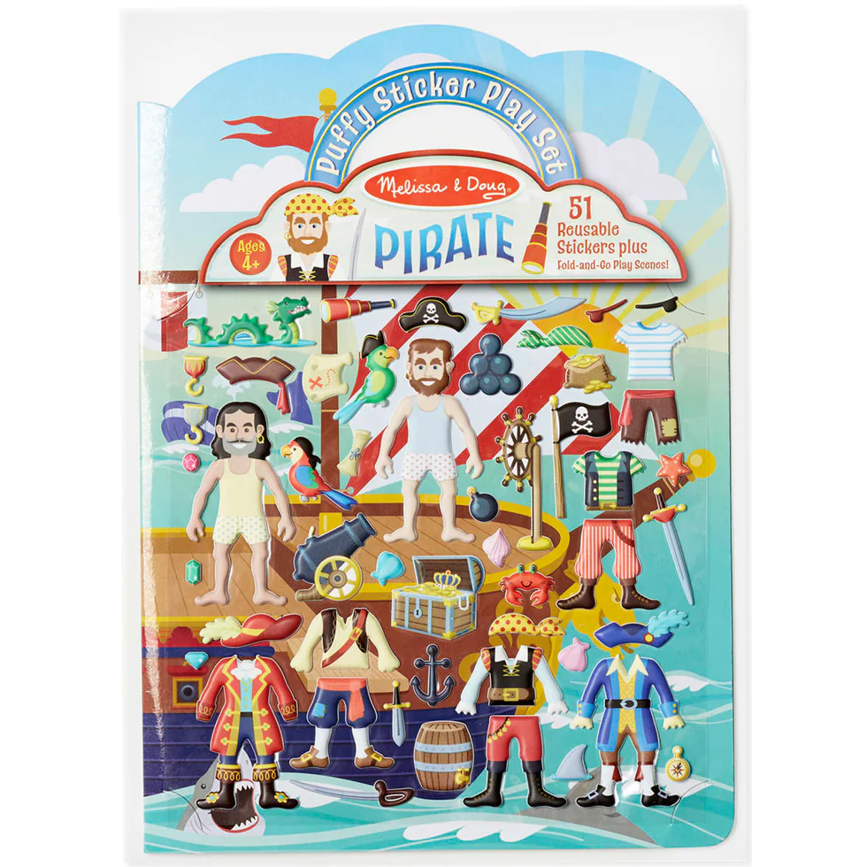 Puffy Sticker Play Set: Pirate