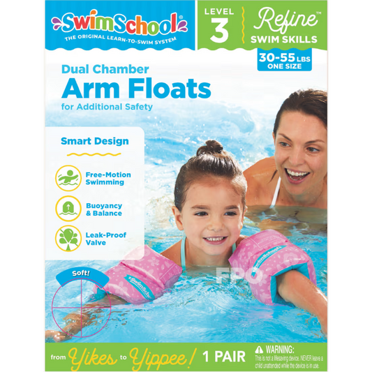 Dual Arm Floats Pink